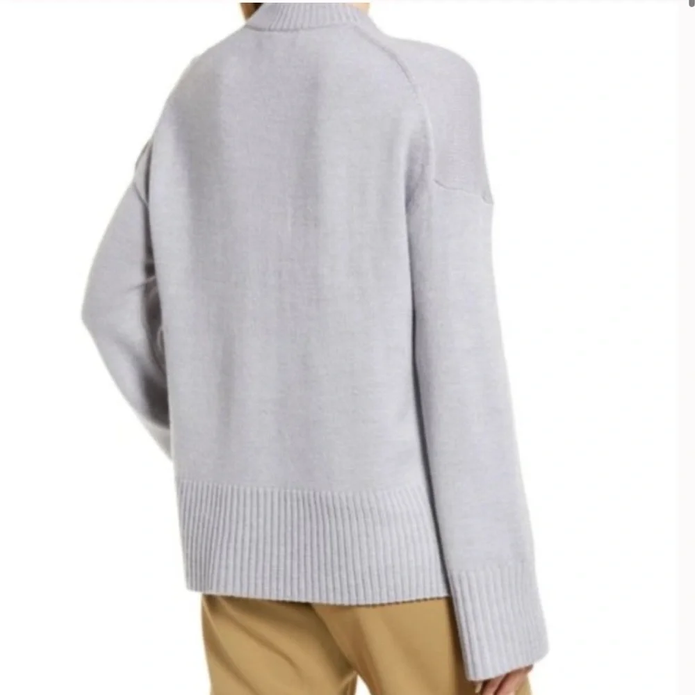 Nordstrom Wide Sleeve Sweater | Grey Heather | M
